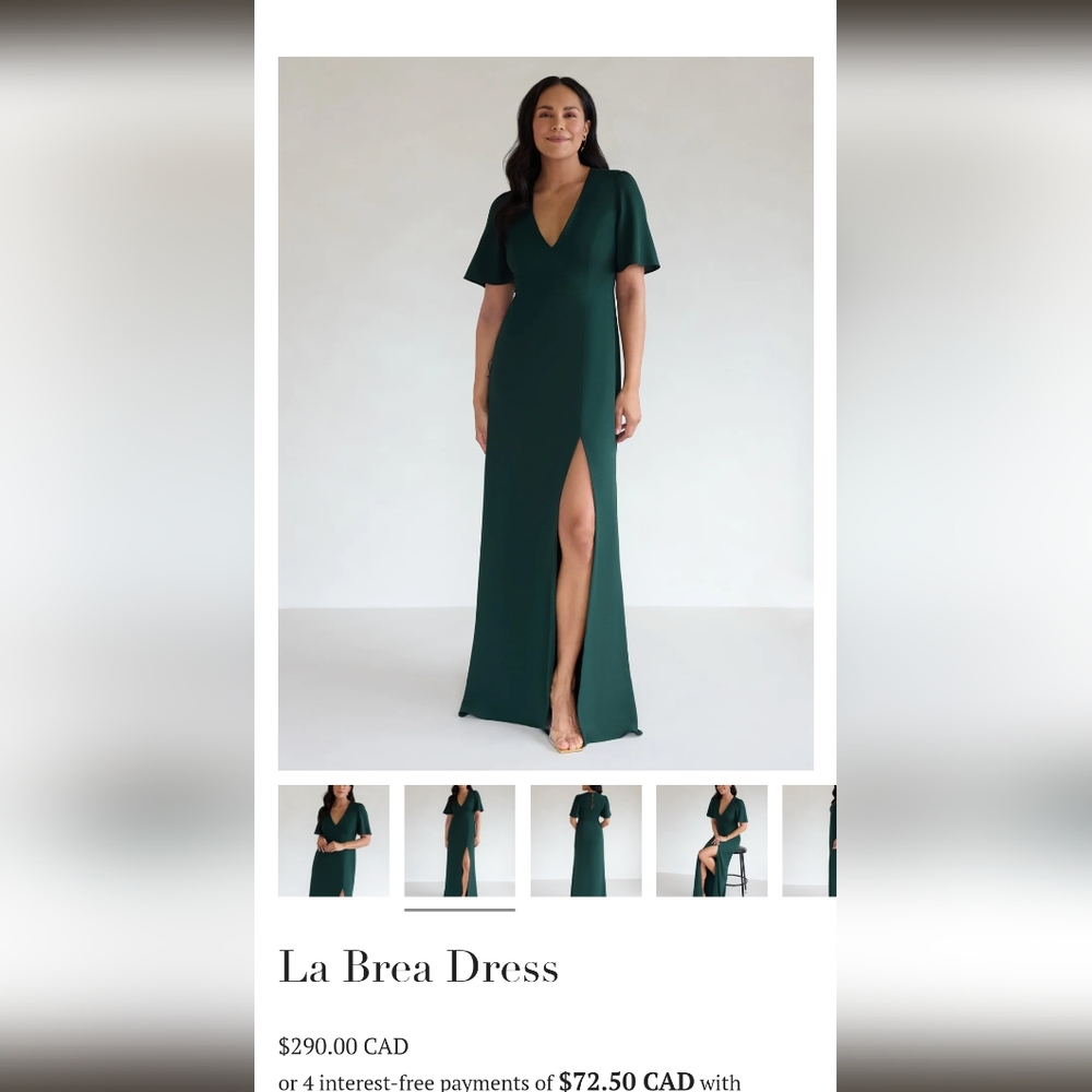 Park and Fifth Mauve La Brea Dress
